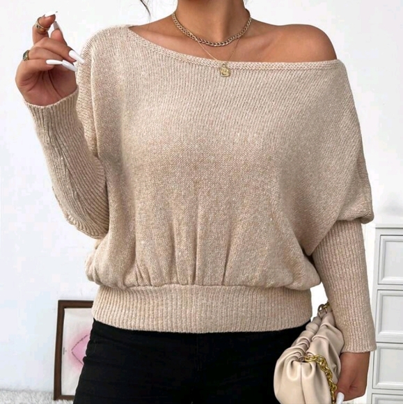 Boat neck or off shoulder sweater 🤎 - Picture 5 of 15